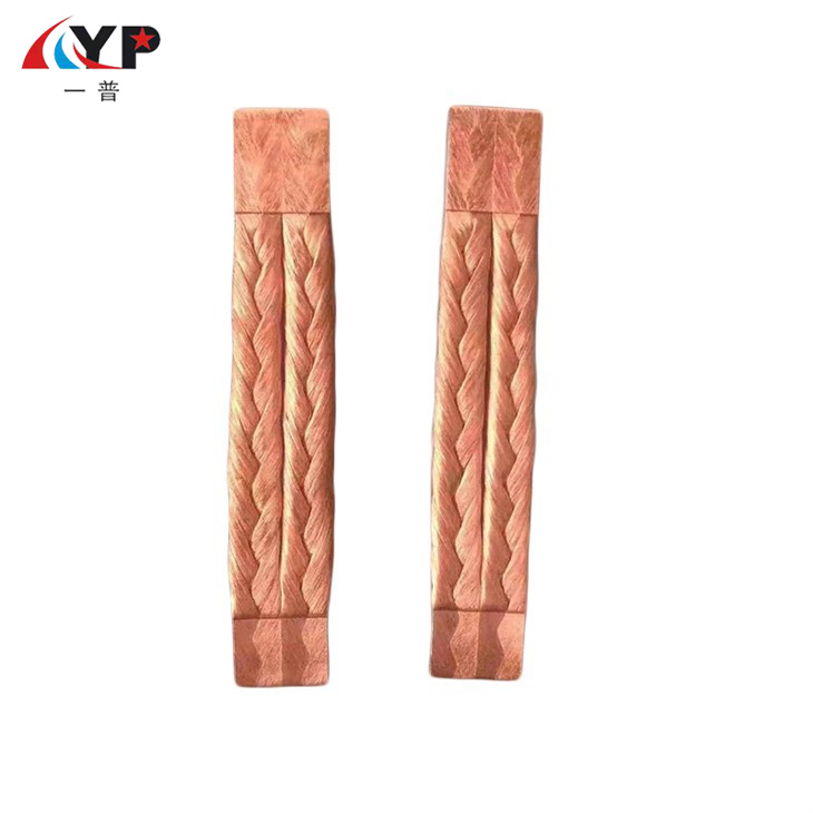 Bare Tembaga Braided Wire Sambungan Fleksibel