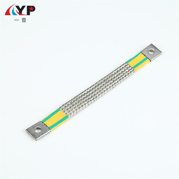 Tembok Tirai Tembaga Konduktif Kepang Lightning Grounding Strap