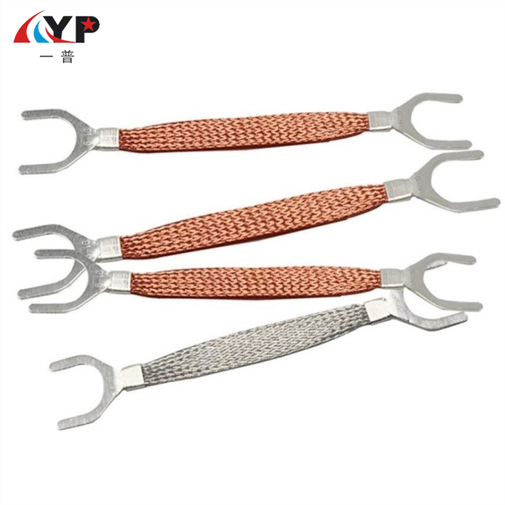 U-jinis tembaga Braided Flange Earthing Jumper
